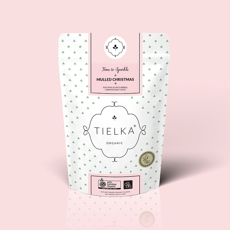 Mulled Christmas - Black Tea - Pyramid Tea Bags Pouch - 10pk